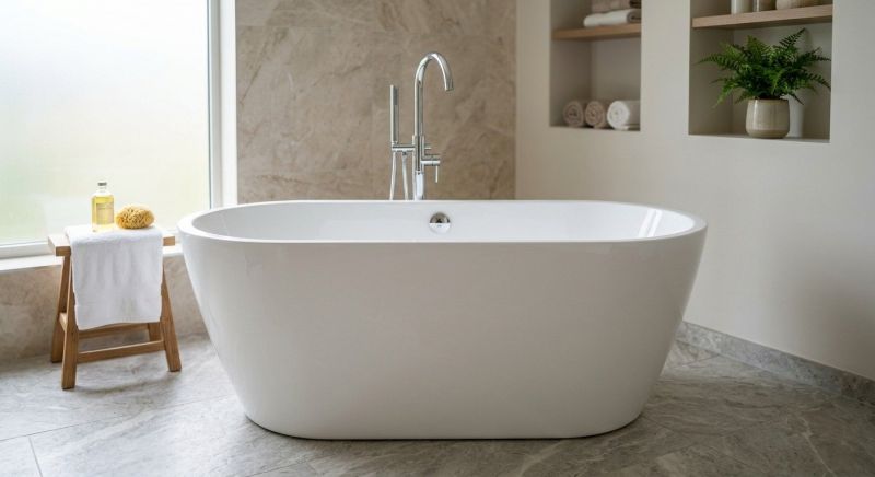 Acrylic Bathtub Installation in Norwalk, CT