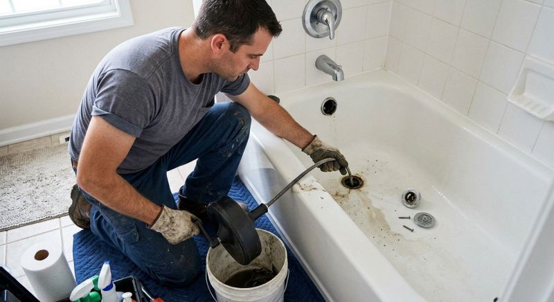 Bathtub Drain Clearing in Columbus, OH