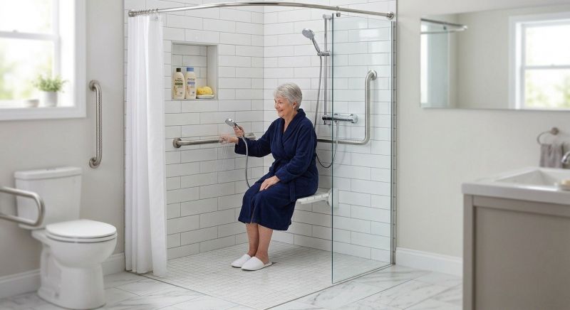 Accessible Shower Construction in Framingham, MA