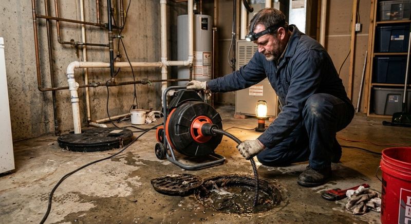 Basement Drain Clearing in Columbus, OH