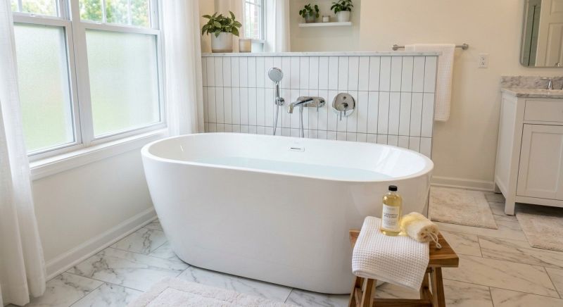 Freestanding Tub Installation in Danbury, CT